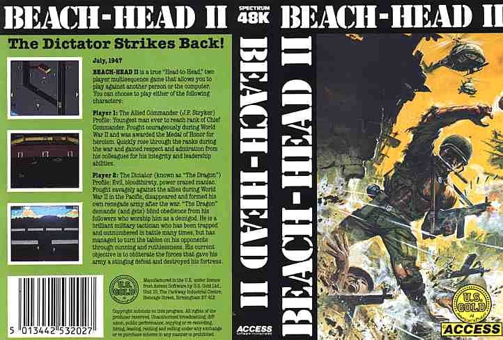 Beach-Head box art for ZX Spectrum